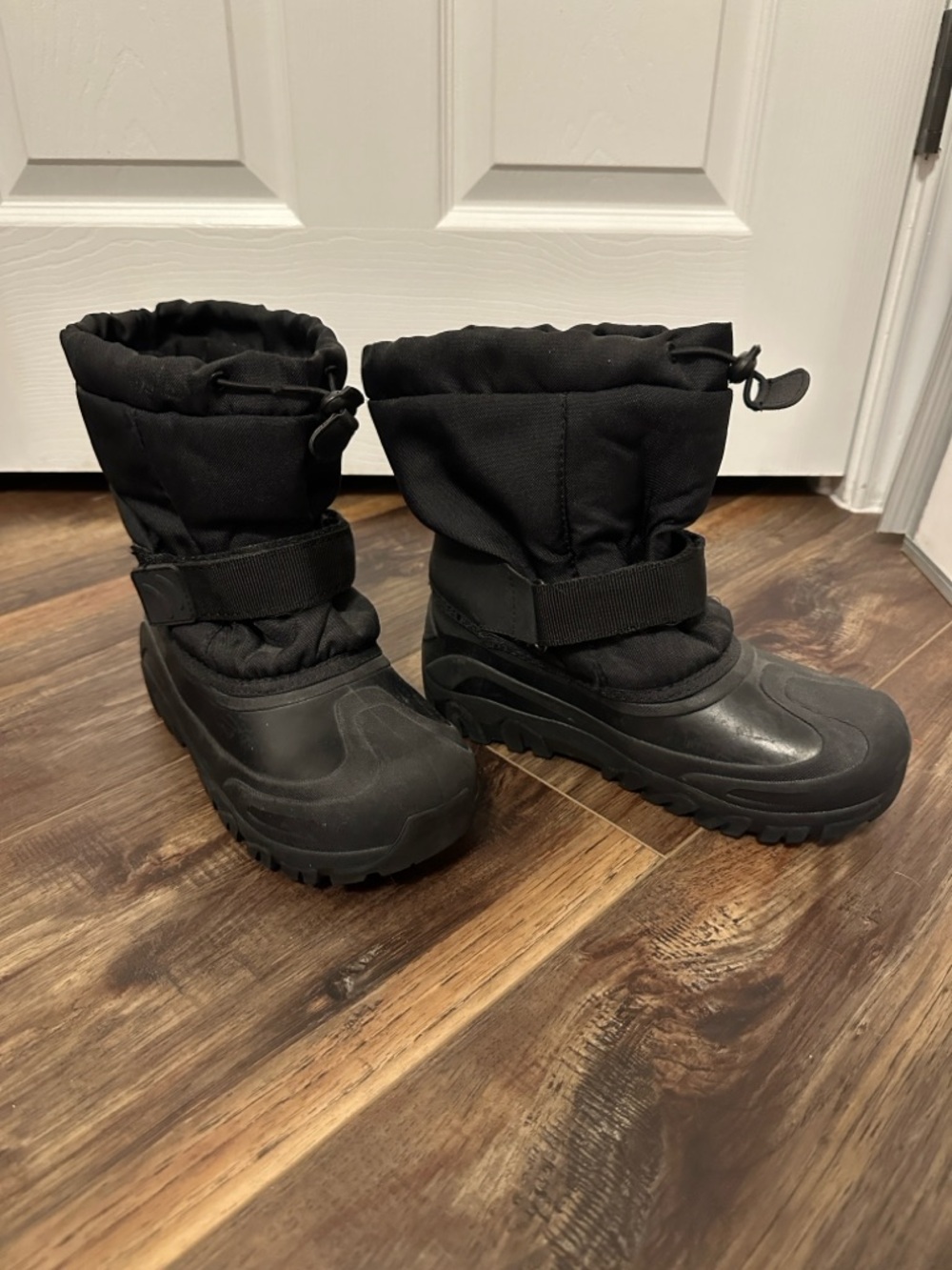 Black Kids Snow Boots